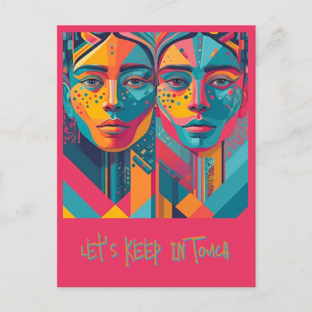 " GREETINGS POSTCARD " POSTKARTE (Vorderseite)