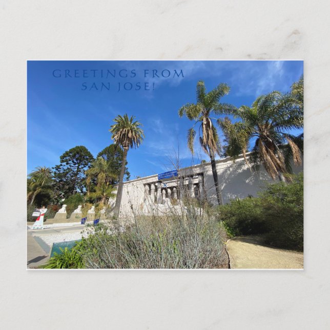 GREETINGS VON SAN JOSE! POSTKARTE (Vorderseite)
