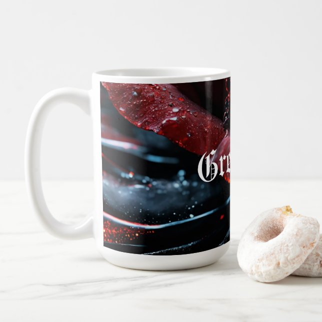 #GreetingsRoseMug Kaffeetasse (Mit Donut)