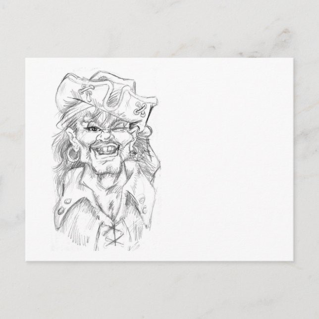 Greetin's Matey! Postkarte (Vorderseite)