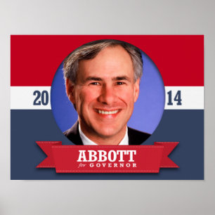 GREG ABBOTT CAMPAIGN POSTER