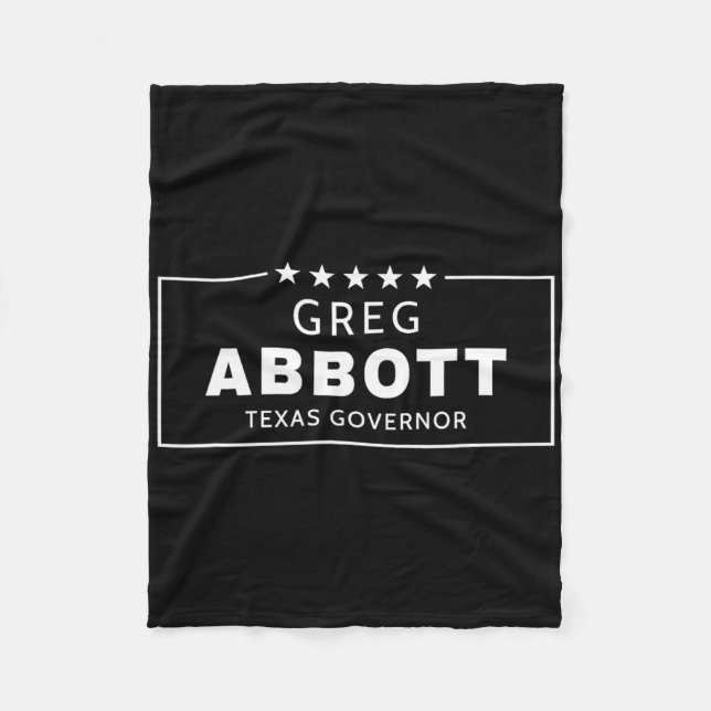 Greg Abbott Election Texas Governor Republican Red Fleecedecke (Vorderseite)