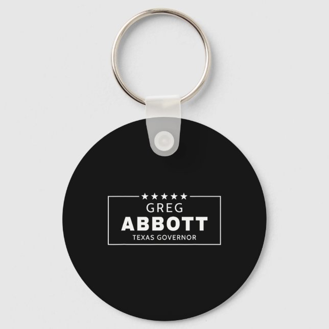 Greg Abbott Election Texas Governor Republican Red Schlüsselanhänger (Vorderseite)