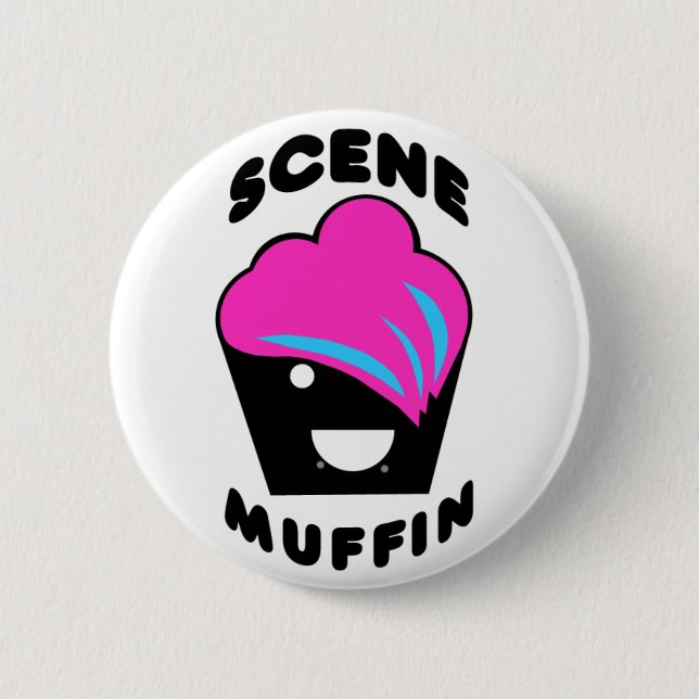Greg das Szenen-Muffin Button (Vorderseite)