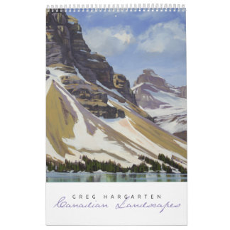 Greg Hargarten Calendrier des paysages canadiens