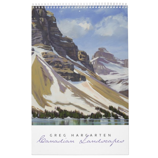 Greg Hargarten Calendrier des paysages canadiens (Protection)