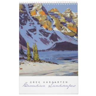 Greg Hargarten Calendrier des paysages canadiens