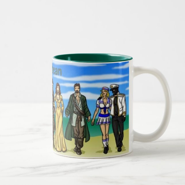 Greg karibischen gregscomic.com zweifarbige tasse (Rechts)