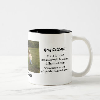 Greg und Goldie 11 Unze-Keramik-Tasse Zweifarbige Tasse