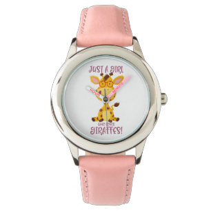 Gregor Giraffe - Nur ein Mädchen, das Giraffen ! Armbanduhr