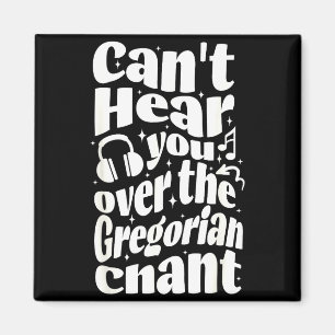 Gregorianischer Choral Lustig Katholisch Tradition Magnet
