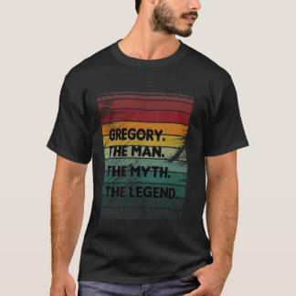 Gregory die Männer der Mythos der Legende der Mens T-Shirt