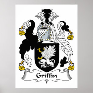 Greif-Familienwappen Poster