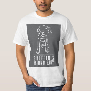 Greif: Gehen Sie zur Ruhm-Grafik zurück T-Shirt