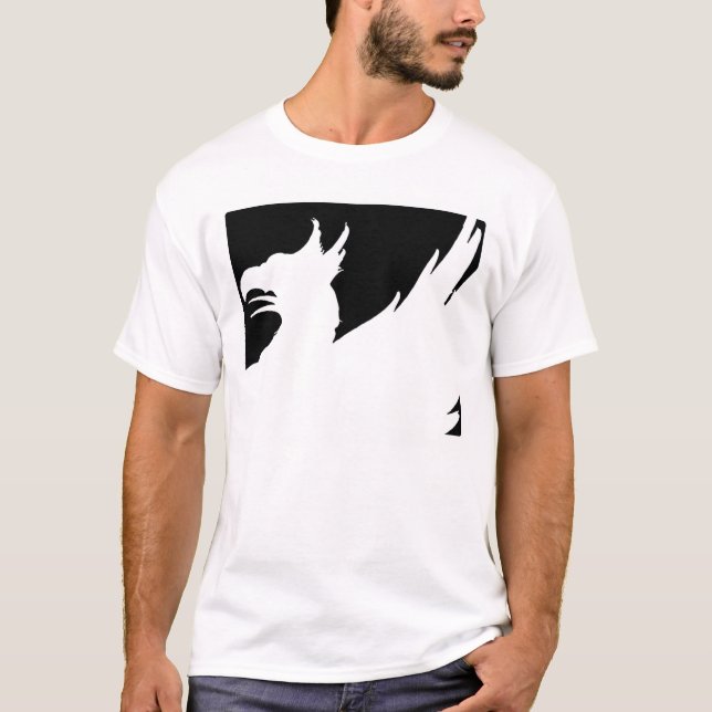 Greif-Weiß T-Shirt (Vorderseite)