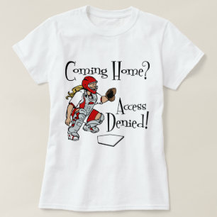 Greifen Sie verweigert zu, rot T-Shirt