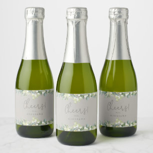 Greige Snowberry+Eucalyptus Brautparty Mini
