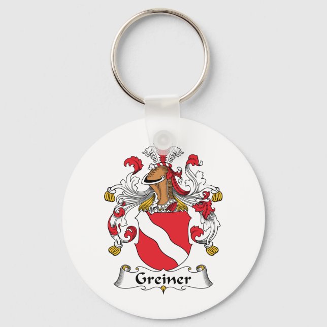 Greiner Familienwappen Schlüsselanhänger (Vorderseite)