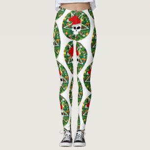 grêle père Noël leggings
