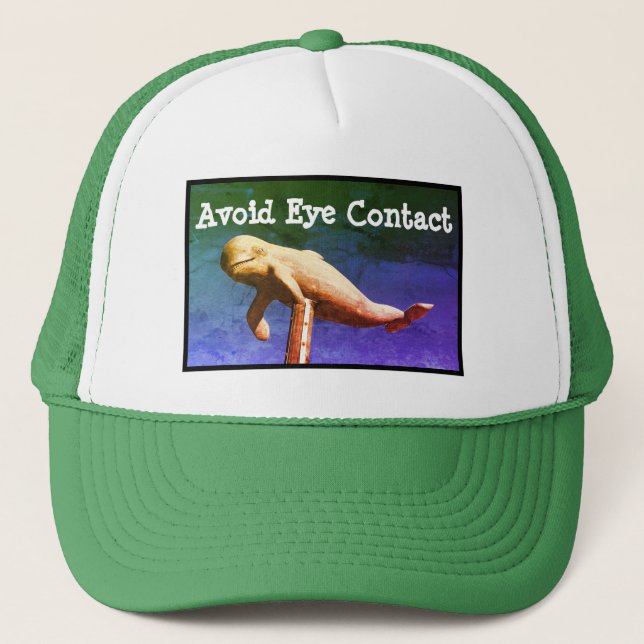 Grêlez le casquette de coutume de baleine (Devant)