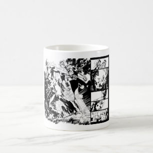 Grelle und grüne Laternen-Platte 2 Kaffeetasse