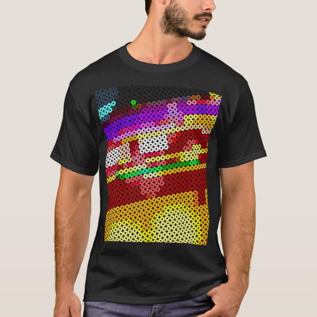 Greller gefrorener Neonherzschlag T-Shirt (Vorderseite)