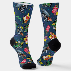 Gremlins™ 80er Retrowave-Muster Socken