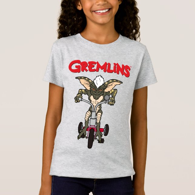 Gremlins | Dreirad-Streifen T-Shirt (Vorderseite)