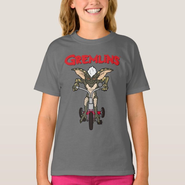 Gremlins | Dreirad-Streifen T-Shirt (Vorderseite)