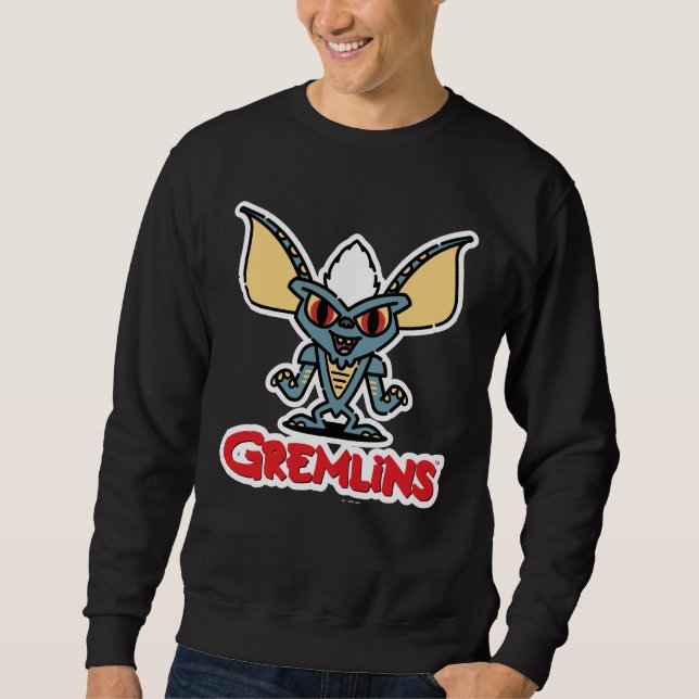Gremlins | Niedliches Comic Streifen Sweatshirt (Vorderseite)