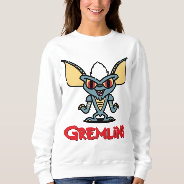 Gremlins | Niedliches Comic Streifen Sweatshirt (Vorderseite)