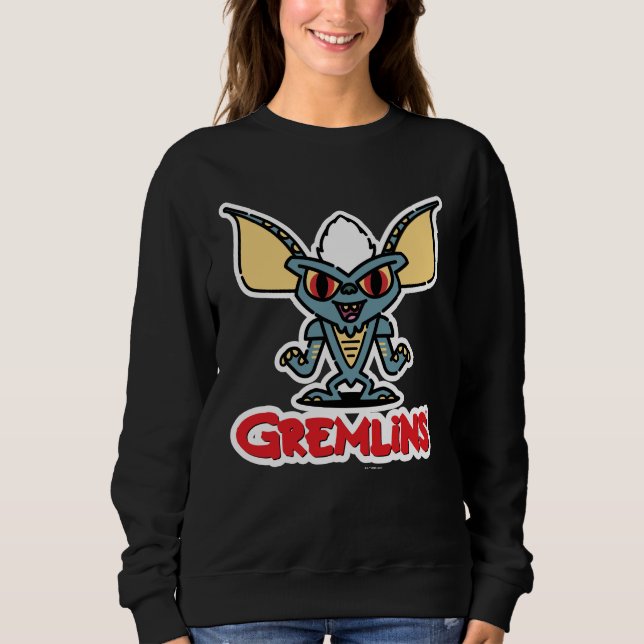 Gremlins | Niedliches Comic Streifen Sweatshirt (Vorderseite)