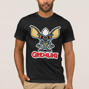 Gremlins Niedliches Comic Streifen T-Shirt