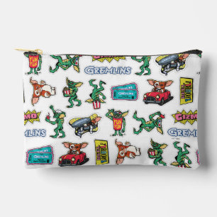 Gremlins™ Sticker-Spaß-Muster Zubehörtasche