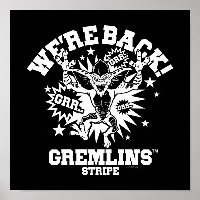 Gremlins | Streifen Wir sind zurück Poster (Vorne)