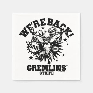 Gremlins | Streifen Wir sind zurück Serviette