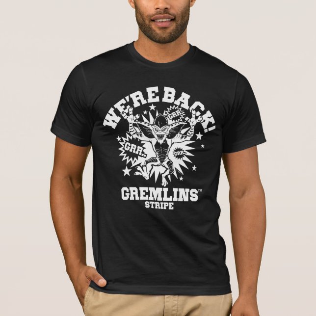 Gremlins | Streifen Wir sind zurück T-Shirt (Vorderseite)