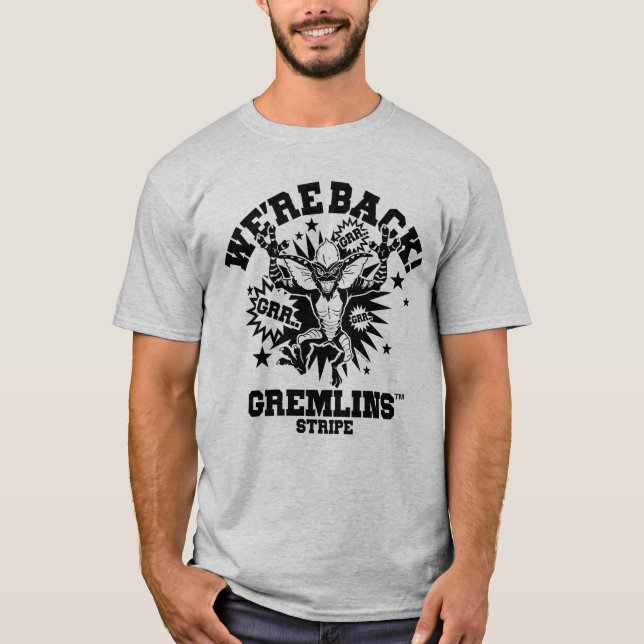 Gremlins | Streifen Wir sind zurück T-Shirt (Vorderseite)