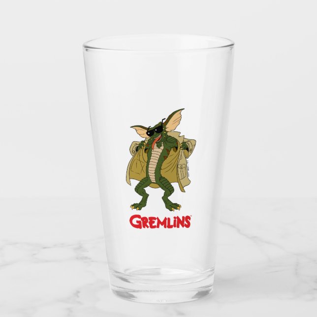 Gremlins | Strip Trench Coat Flash Glas (Vorderseite)