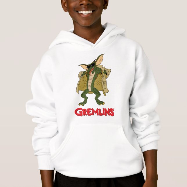 Gremlins | Strip Trench Coat Flash Hoodie (Vorderseite)