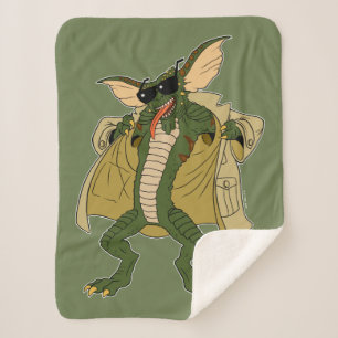 Gremlins Strip Trench Coat Flash Sherpadecke