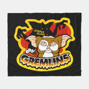 Gremlins Stripe Scaring Gizmo Fleecedecke