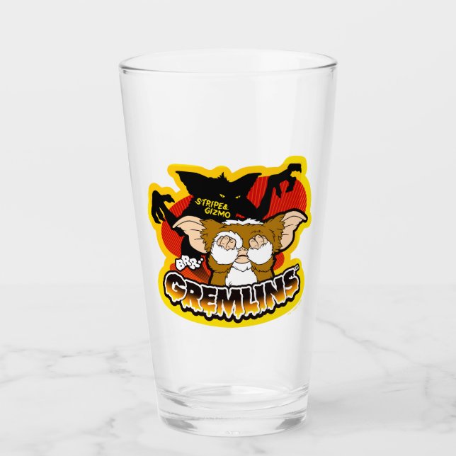 Gremlins | Stripe Scaring Gizmo Glas (Vorderseite)