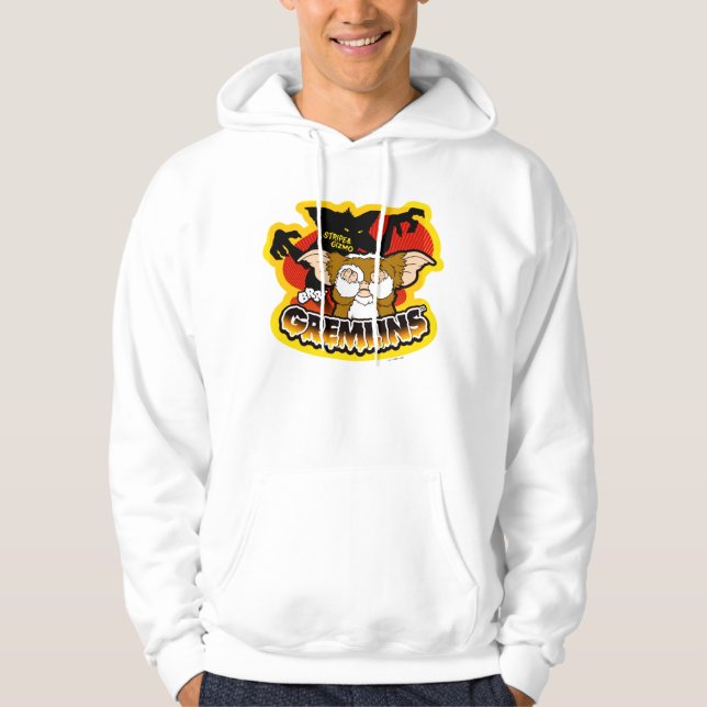 Gremlins | Stripe Scaring Gizmo Hoodie (Vorderseite)