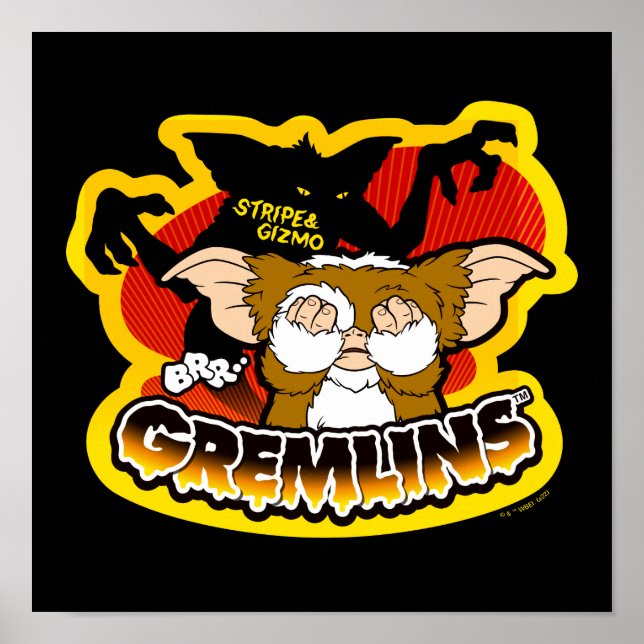 Gremlins | Stripe Scaring Gizmo Poster (Vorne)