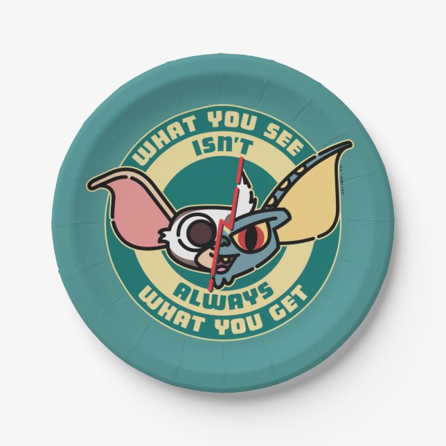 Gremlins | Was Sie sehen ist nicht immer, was Sie  Pappteller (Vorderseite)
