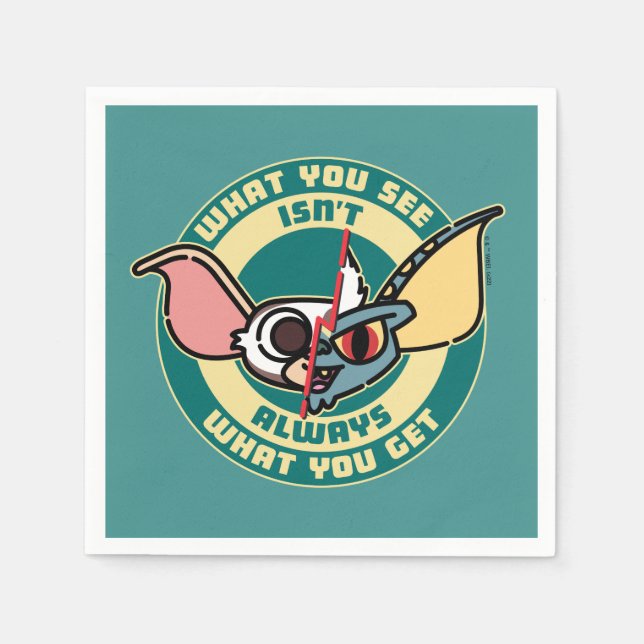 Gremlins | Was Sie sehen ist nicht immer, was Sie  Serviette (Vorderseite)