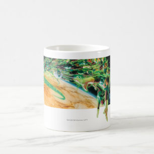 Gren Laternen, die in Raum fliegen Kaffeetasse