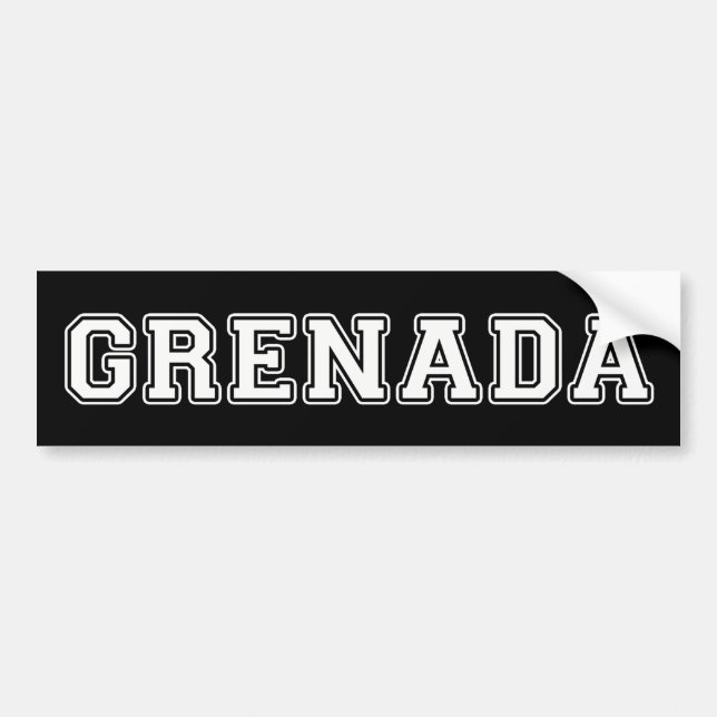 Grenada Autoaufkleber (Vorne)
