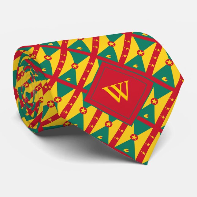 GRENADA Christliche Schrift J3:16 Monogramm Krawatte (Gerollt)